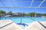 Sun Shelf in Pool of Villa Caya Bonita 